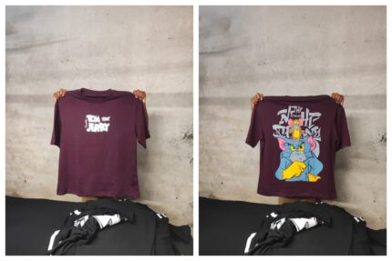 Oversize T-shirt Men Dropped Shoulder -Coffee| OversizeBazar