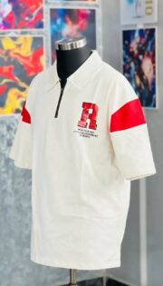 Oversize Premium PoloShirt Dropped Shoulder - BISKIT | TUHIN FASHION - Image 3