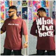 Oversize-t-shirt-men-Dropped-shoulder-Coffe -Tuhin fashion-