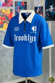 Oversize Premium Polo Shirt Dropped Shoulder - ROYAL BLUE| TUHIN FASHION - Image 3