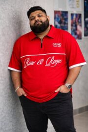 Oversize Premium Polo Shirt Dropped Shoulder - MEROON| TUHIN FASHION