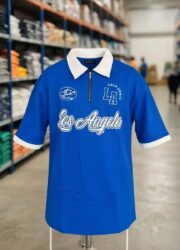 Oversize Premium Polo Shirt Dropped Shoulder - ROYAL BLUE| TUHIN FASHION - Image 2