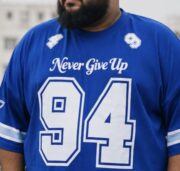 Oversize Premium Drop Shoulder T shirt  - Royal Blue | Oversize bazar - Image 5