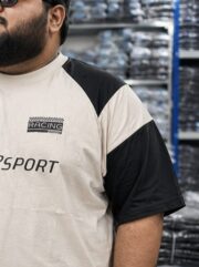Oversize Premium Drop Shoulder T shirt  - biskit | Oversize bazar - Image 3