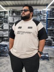 Oversize Premium Drop Shoulder T shirt  - biskit | Oversize bazar - Image 2