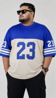 Oversize Premium Drop Shoulder T shirt  - Royal Blue/ BIUSKIT | Oversize bazar